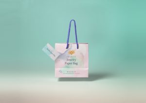 Read more about the article Gravity Paper Shopping Bag with Business Card Free Mockup
