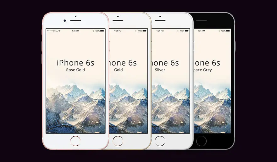 You are currently viewing Set of clean iPhone 6s free PSD
