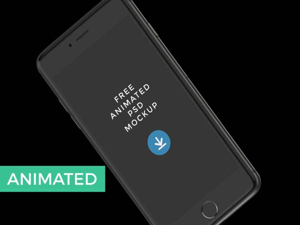 You are currently viewing Animated black iPhone free PSD