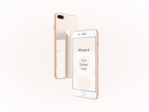 Read more about the article iPhone 8 Gold  free PSD