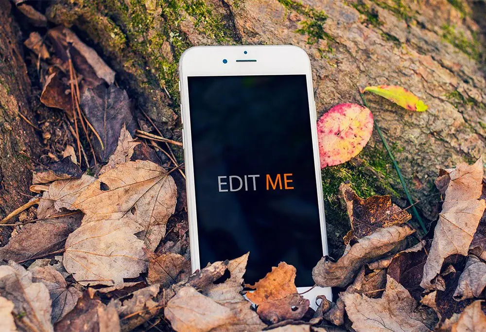 Read more about the article iPhone in autumn free PSD