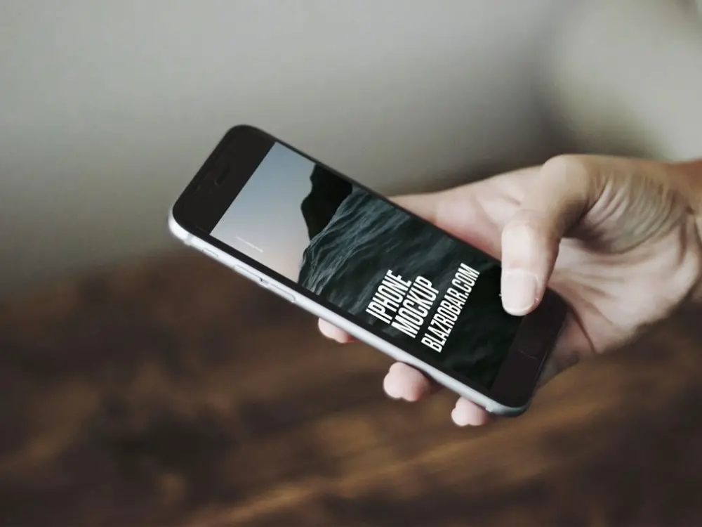 You are currently viewing iPhone in Hand free PSD