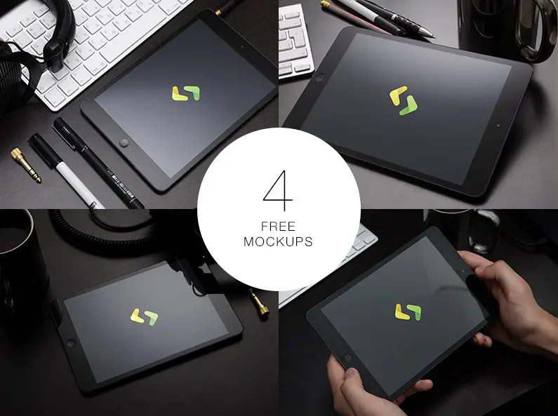 You are currently viewing 4 photorealistic iPad free PSD Mockups