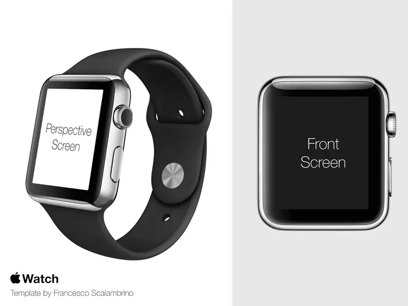 Read more about the article Apple Watch Template free PSD mockup