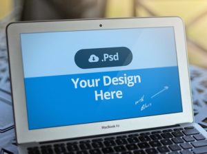 Read more about the article MacBook Air free PSD Mockup