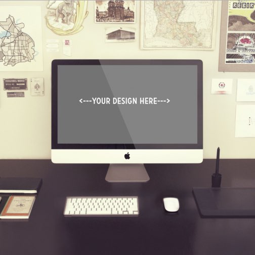 You are currently viewing Vintage iMac on Desk free PSD Mockup