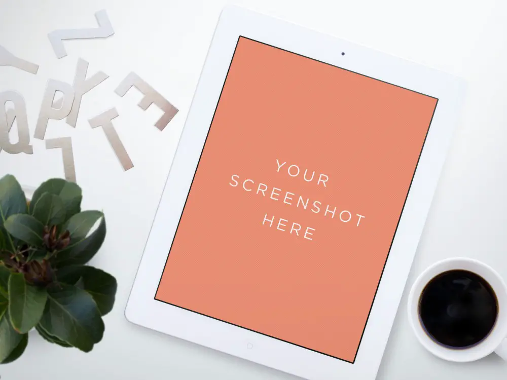 You are currently viewing White iPad on table free PSD Mockup
