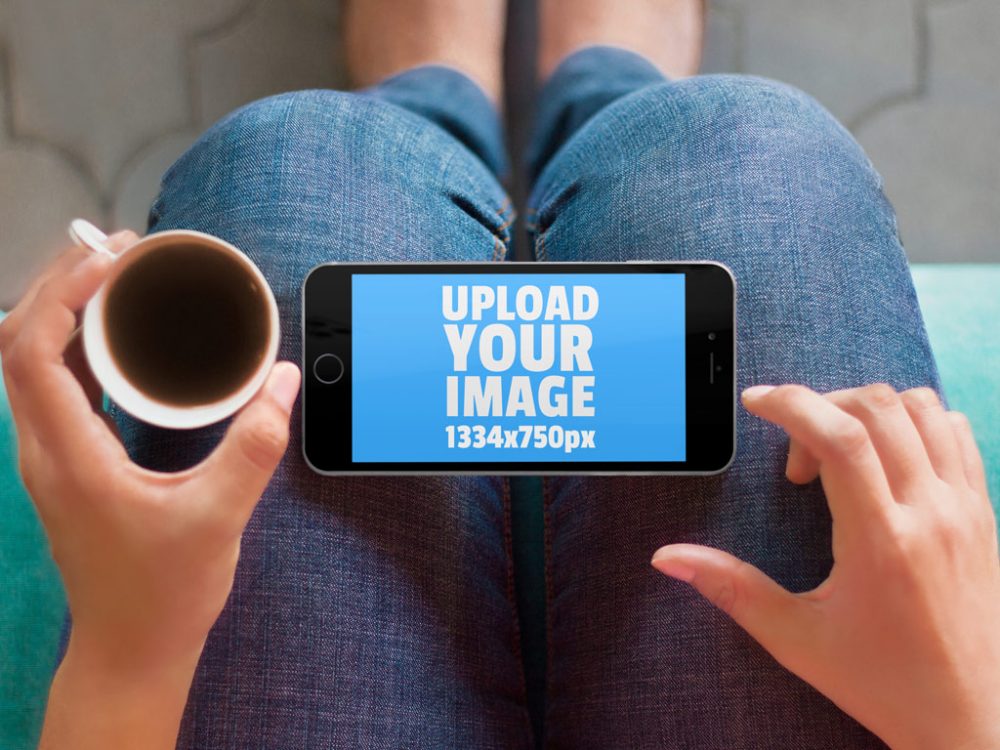You are currently viewing iPhone on Knees free PSD Mockup