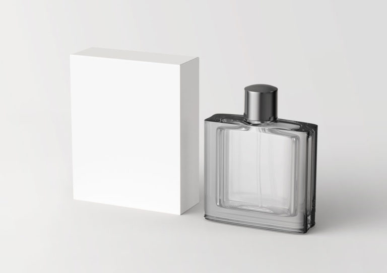 Free Perfume Packaging mockup | Mockup+