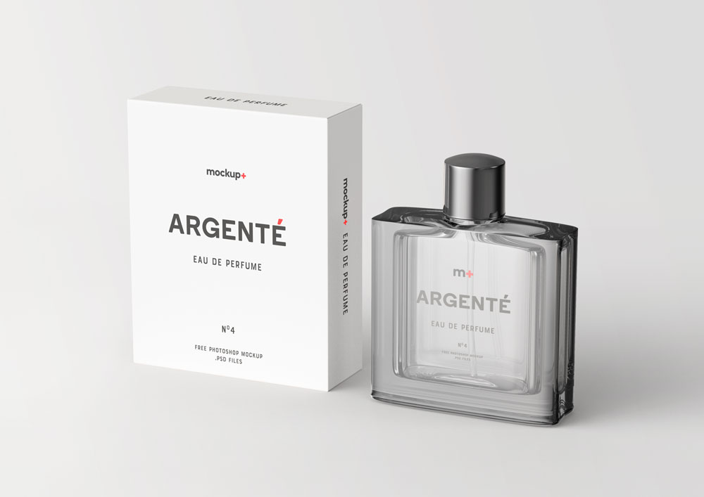 Free Perfume Packaging mockup