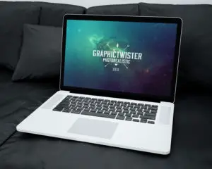 Read more about the article MacBook on Sofa Mockup