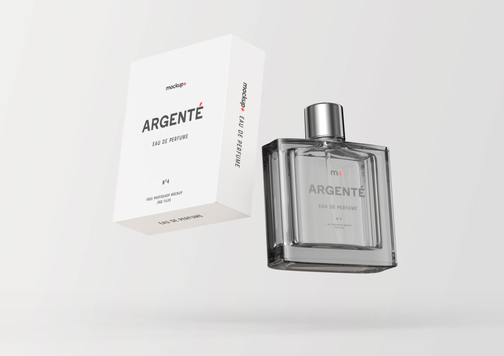 Read more about the article Floating Perfume Packaging Mockup Free