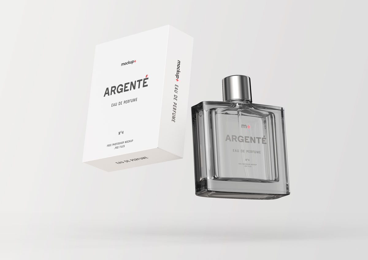 You are currently viewing Floating Perfume Packaging Mockup Free