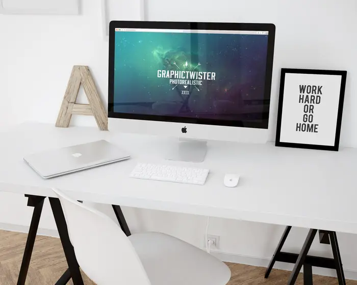 You are currently viewing Workspace iMac Mockup