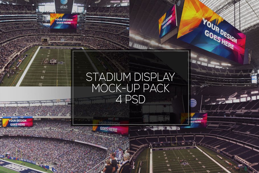 NFL Stadium Display Mock-up Pack #1