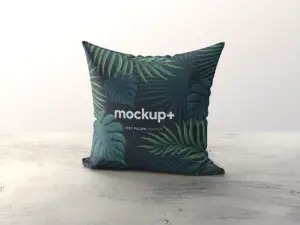 Read more about the article Standing Square Pillow Mockup Free PSD