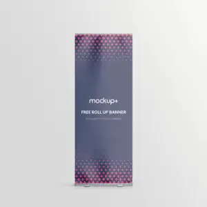 Read more about the article Roll-Up Banner Mockup Free PSD